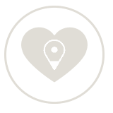 Icono de tu vida en mapa Icono de tu vida en mapa