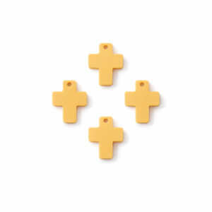 cruces de comunion modernas naranja pastel