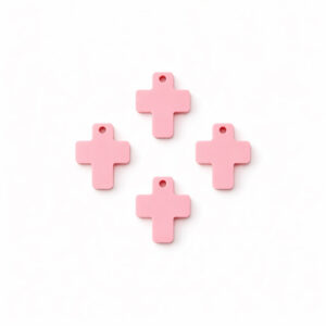 cruces modernas de comunion rosa pastel